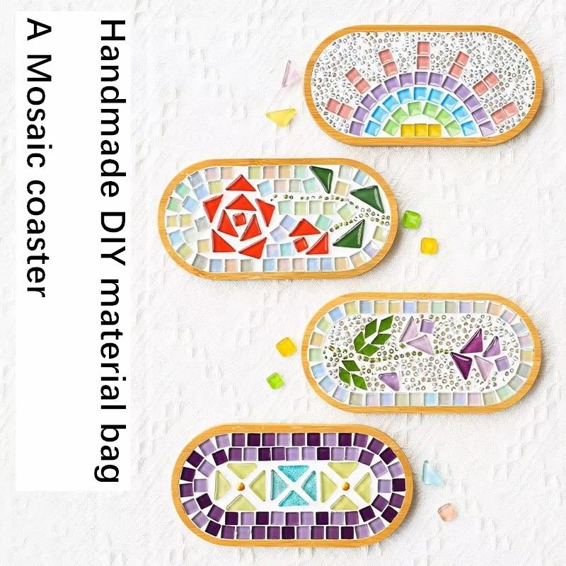 DIY Bamboo Mosaic Coaster Kit high quality