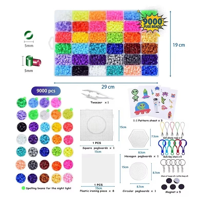 Glow‑in‑Dark Space Alien Fuse Beads Kit best