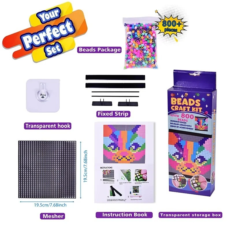 No-Iron Beads Pixel Art Kit best